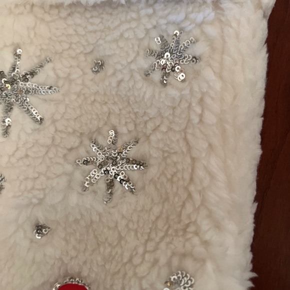 Vintage PINK  Faux Fur Christmas Stocking - Picture 10 of 11